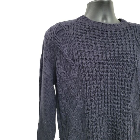 Weather Proof Vintage Navy Blue Sweater Size: M - Picture 4 of 9